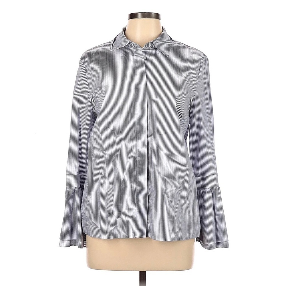 Marled Reunited Bell Sleeve Button Down Blouse
